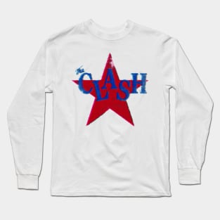 the clash distressed star graphic Long Sleeve T-Shirt